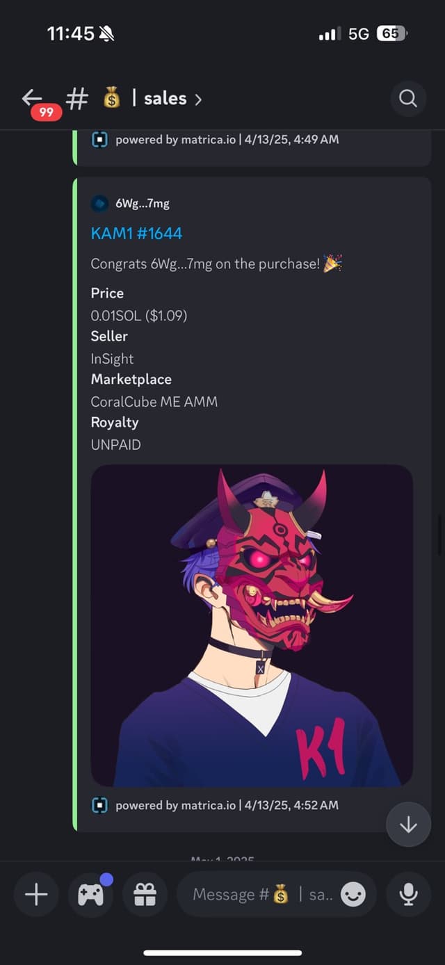 Discord Sales Bot
